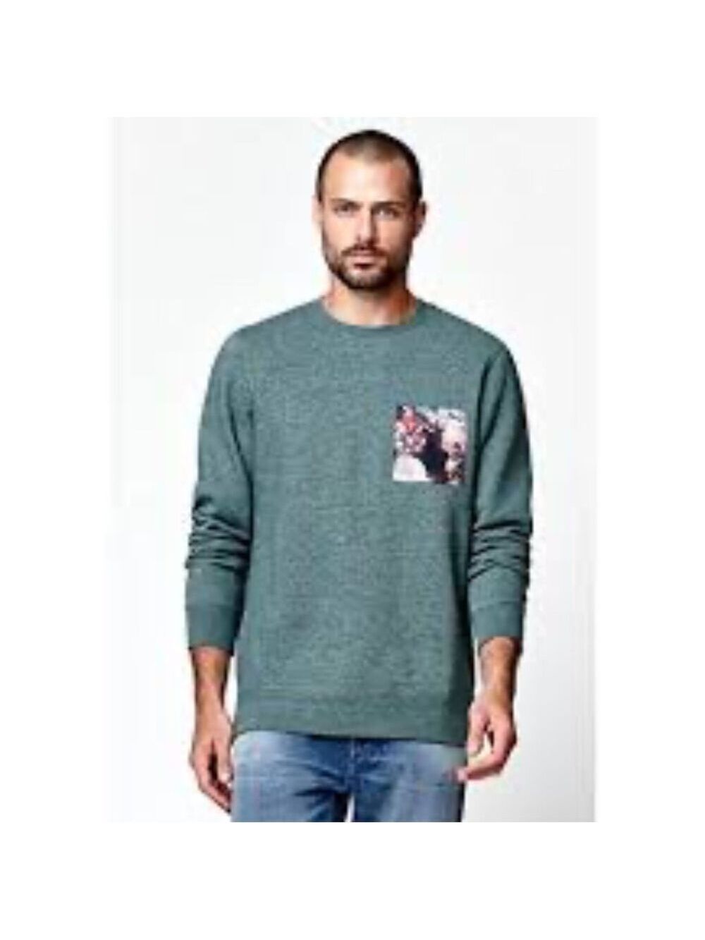 On The Byas Busta Pocket Crew Neck Sweatshirt
